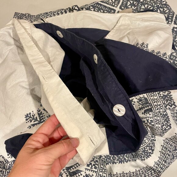 INK+IVY Cotton Duvet Shams Set Cover Chevron Chenille Bedding Scandinavian - Picture 9 of 9